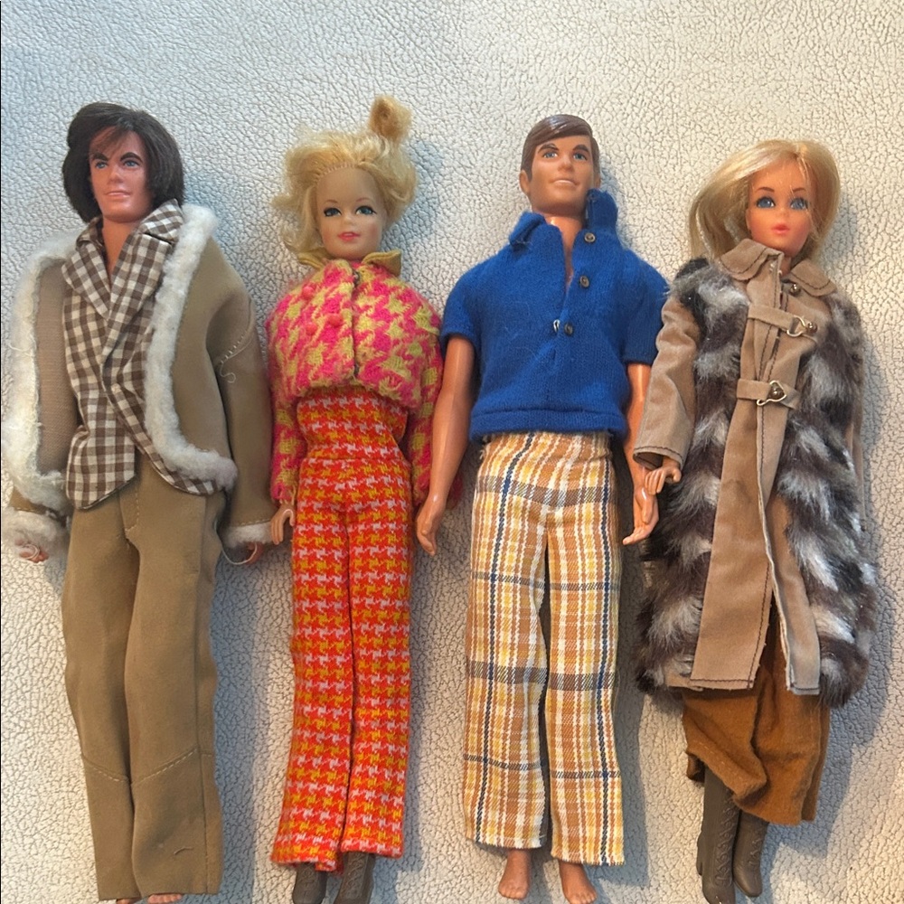 Vintage Barbies from Mattel 1960’s set of 4